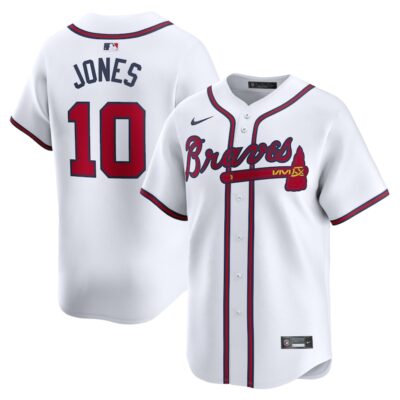 Chipper Jones Atlanta Braves Home Limited Player Jersey - White