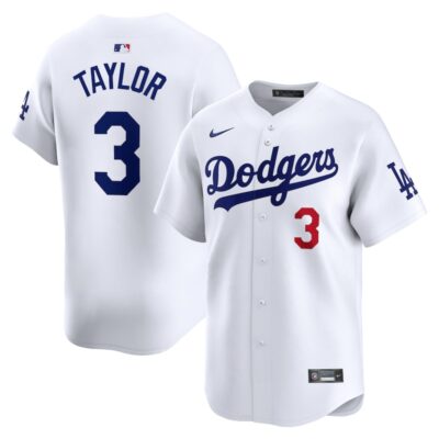 Chris Taylor Los Angeles Dodgers Home Limited Player Jersey - White