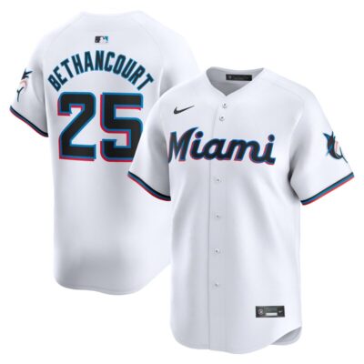 Christian Bethancourt Miami Marlins Home Limited Player Jersey - White