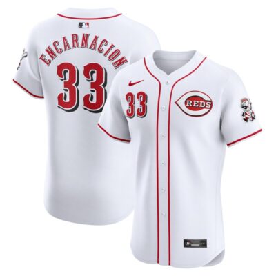 Christian Encarnacion-Strand Cincinnati Reds Home Elite Player Jersey - White