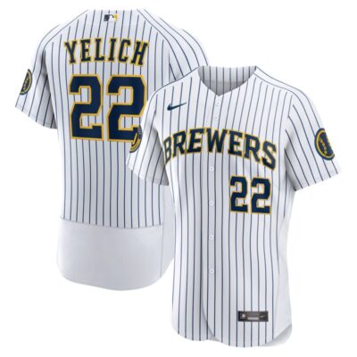 Christian Yelich Milwaukee Brewers Alternate Player Jersey - White