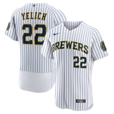 Christian Yelich Milwaukee Brewers Team Alternate Player Jersey - White