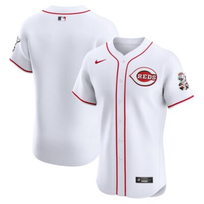 Cincinnati Reds Home Elite Jersey - White