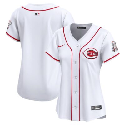 Cincinnati Reds Women Home Limited Jersey - White