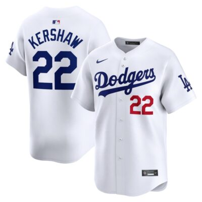 Clayton Kershaw Los Angeles Dodgers Home Limited Player Jersey - White