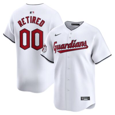 Cleveland Guardians Home Limited Pick-A-Player Retired Roster Jersey - White