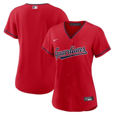 Cleveland Guardians Women Alternate Replica Team Jersey - Red