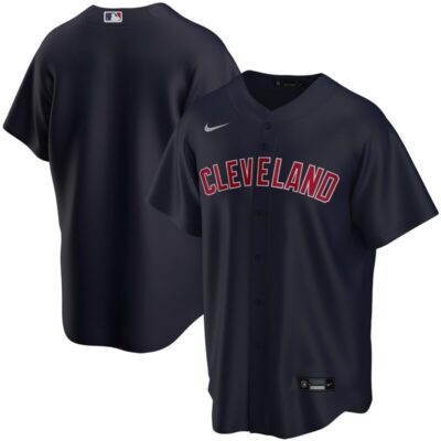 Cleveland Indians Youth Alternate Replica Team Jersey - Navy