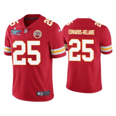 Clyde Edwards-Helaire Kansas City Chiefs Super Bowl LVII Red Vapor Limited Jersey