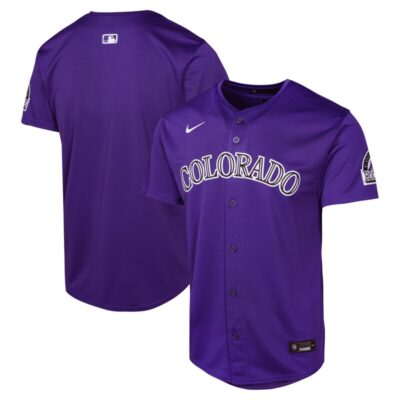 Colorado Rockies Youth Alternate Limited Jersey - Purple