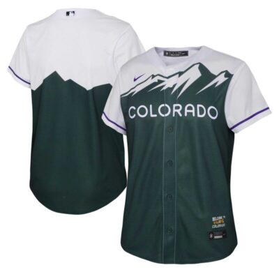 Colorado Rockies Youth City Connect Replica Team Jersey - Green