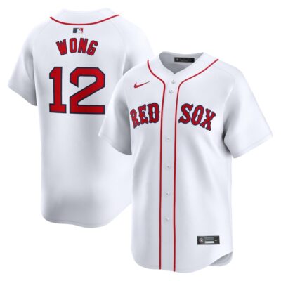 Connor Wong Boston Red Sox Home Limited Player Jersey - White