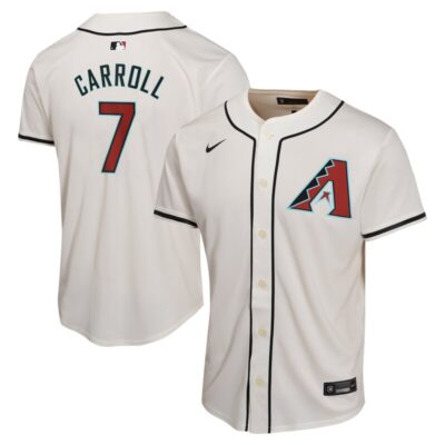 Corbin Carroll Arizona Diamondbacks Youth Home Game Player Jersey - White