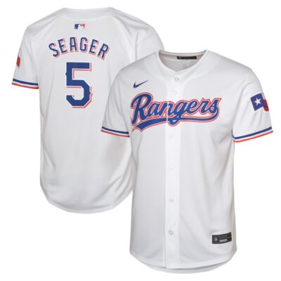 Corey Seager Texas Rangers Youth Home Limited Player Jersey - White