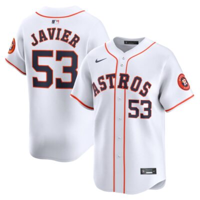 Cristian Javier Houston Astros Home Limited Player Jersey - White