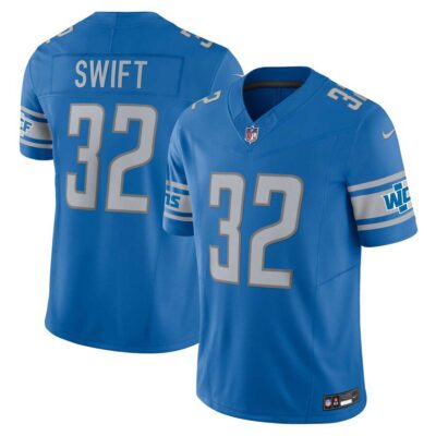 D'Andre Swift Detroit Lions Vapor F.U.S.E. Limited Jersey - Blue