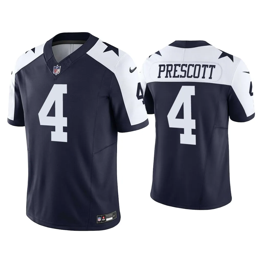 Dak Prescott Dallas Cowboys Navy Vapor F.U.S.E. Limited Jersey