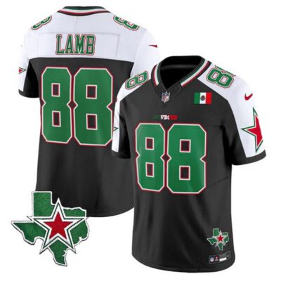 Dallas Cowboys #88 CeeDee Lamb Black 2024 F.U.S.E. Mexico Alternate Vapor Untouchable Limited Stitched Jersey