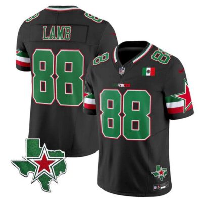 Dallas Cowboys #88 CeeDee Lamb Black 2024 F.U.S.E. Mexico Vapor Untouchable Limited Stitched Jersey