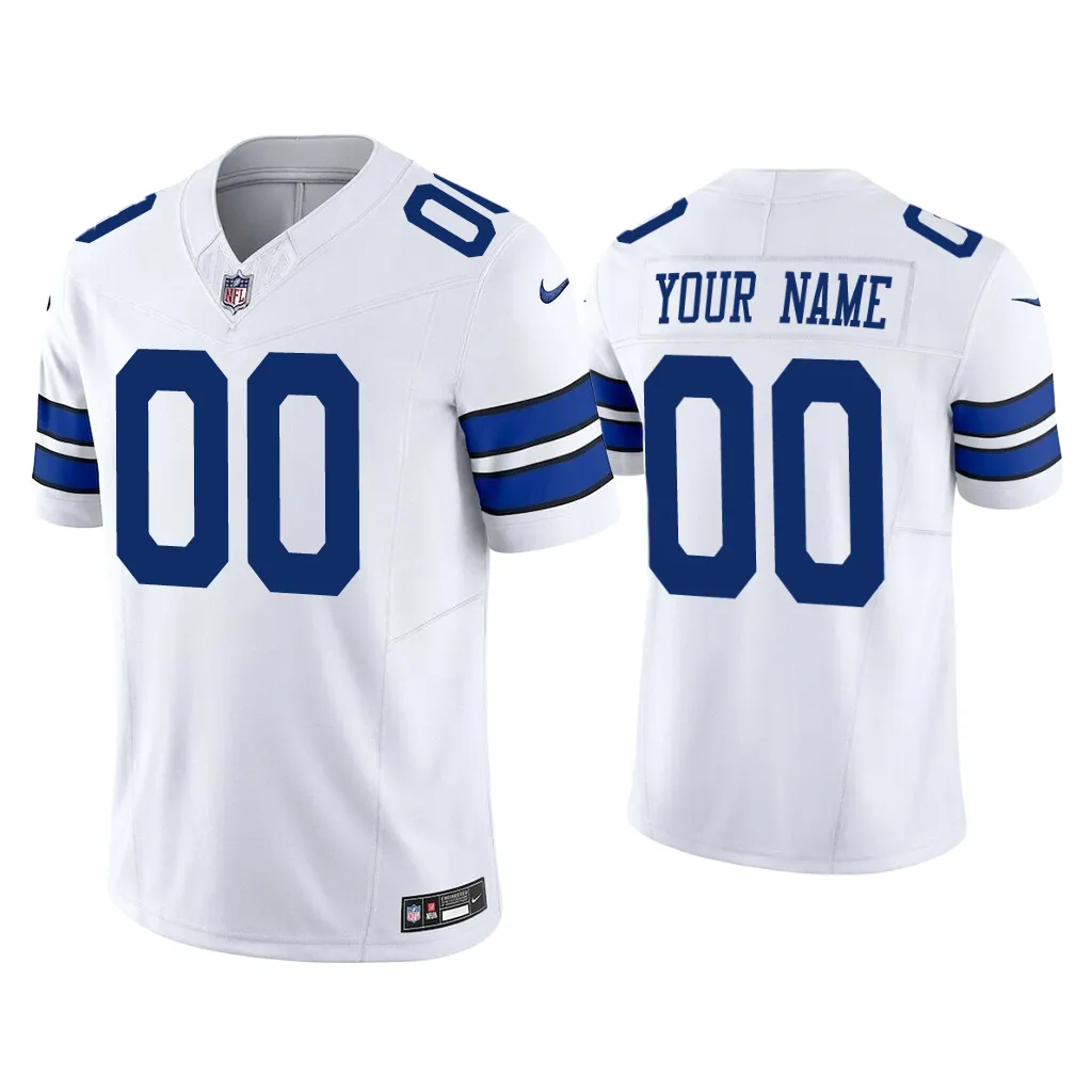 Dallas Cowboys Custom Vapor F.U.S.E. Limited White Jersey