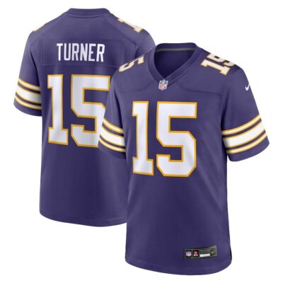 Dallas Turner Minnesota Vikings Alternate Game Jersey - Purple