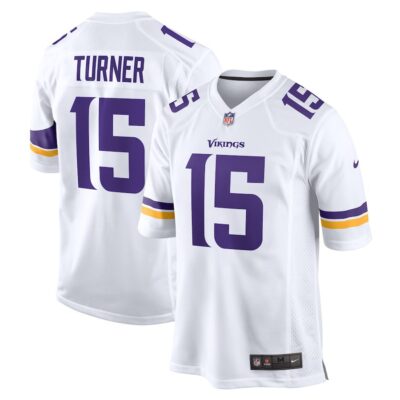 Dallas Turner Minnesota Vikings Game Jersey - White