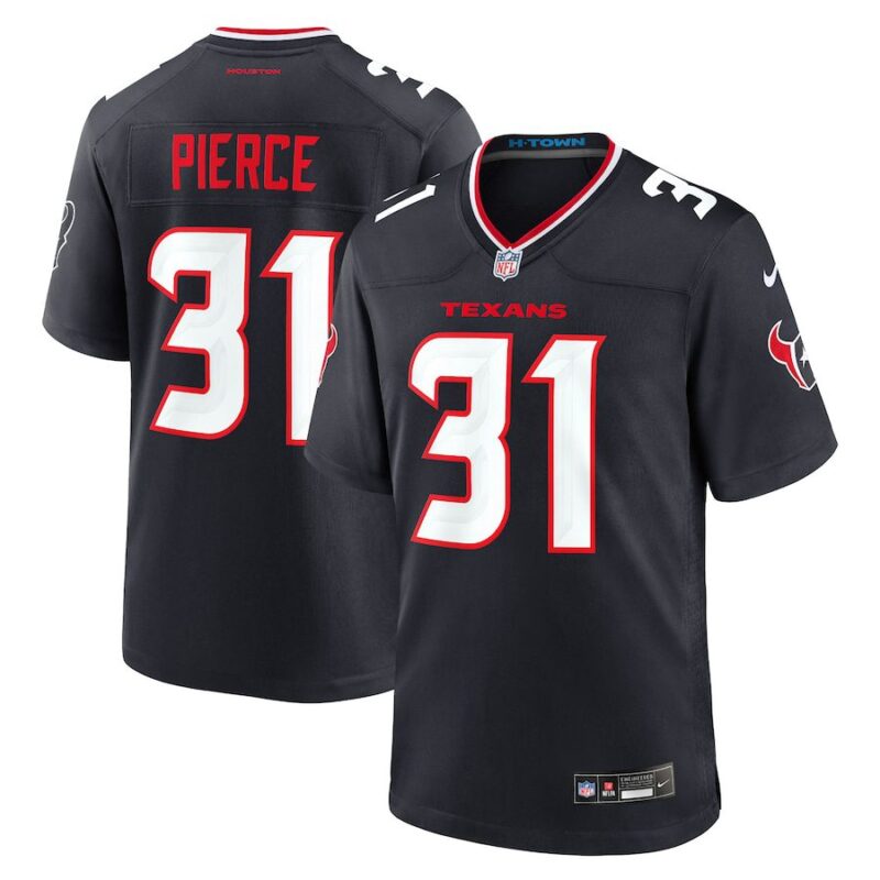 Dameon Pierce Houston Texans Game Jersey - Navy