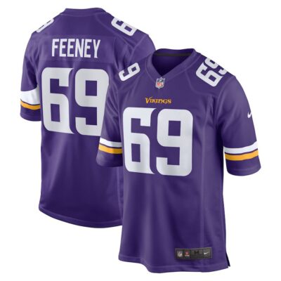 Dan Feeney Minnesota Vikings Team Game Jersey - Purple