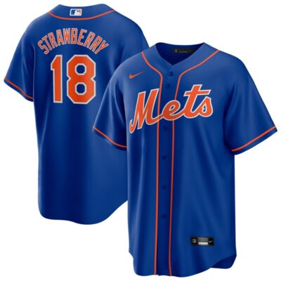 Darryl Strawberry New York Mets Alternate Replica Player Jersey - Royal