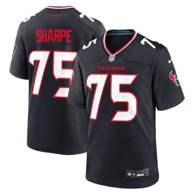 David Sharpe Houston Texans Team Game Jersey - Navy