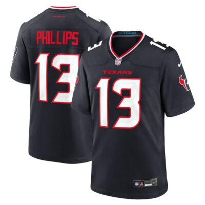 DelShawn Phillips Houston Texans Team Game Jersey - Navy