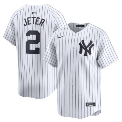 Derek Jeter New York Yankees Youth Home Limited Player Jersey - White