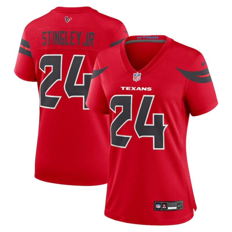 Derek Stingley Jr. Houston Texans Women's Alternate Game Jersey - Red