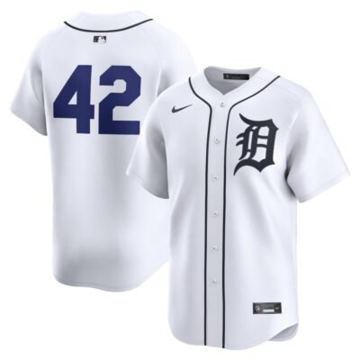 Detroit Tigers 2024 Jackie Robinson Day Home Limited Jersey - White