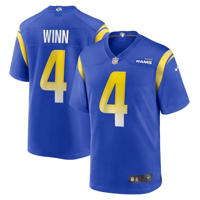 Dresser Winn Los Angeles Rams Team Game Jersey - Royal