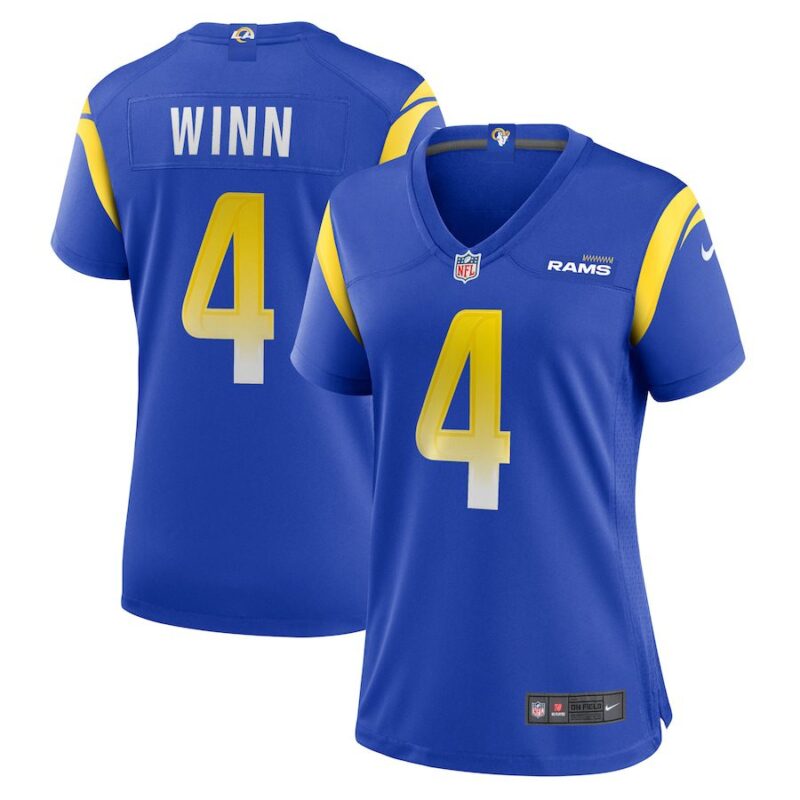 Dresser Winn Los Angeles Rams Women's Team Game Jersey - Royal