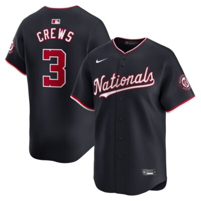 Dylan Crews Washington Nationals Alternate Limited Player Jersey - Navy