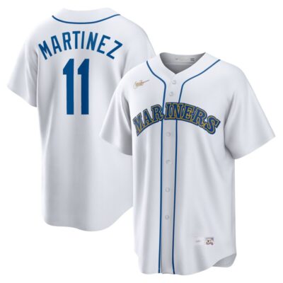 Edgar Martinez Seattle Mariners Home Cooperstown Collection Replica Player Jersey - White