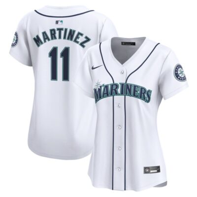 Edgar Martinez Seattle Mariners Women Home Limited Player Jersey - White