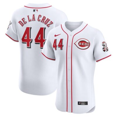 Elly De La Cruz Cincinnati Reds Home Elite Player Jersey - White