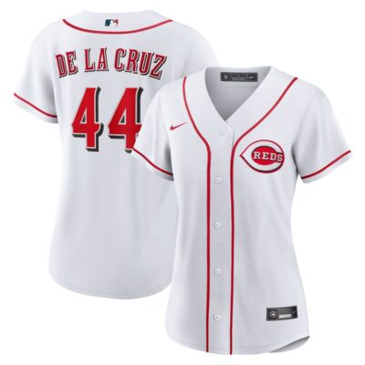 Elly De La Cruz Cincinnati Reds Women Home Replica Jersey - White