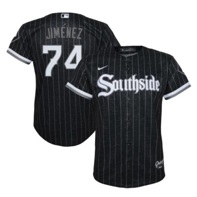 Eloy Jimenez Chicago White Sox Youth City Connect Replica Player Jersey - Black