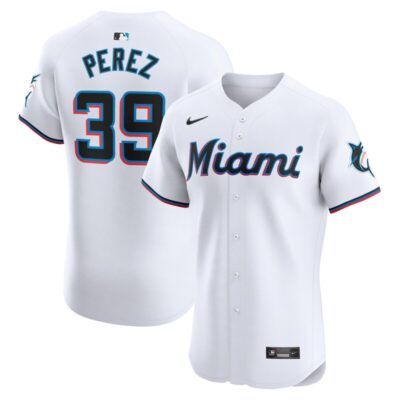 Eury Perez Miami Marlins Home Elite Player Jersey - White