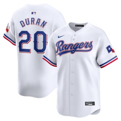 Ezequiel Duran Texas Rangers Home Limited Player Jersey - White