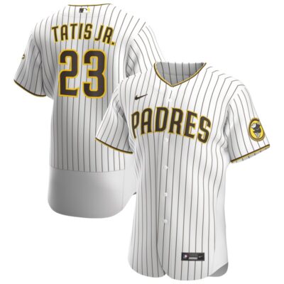 Fernando Tatis Jr. San Diego Padres Home Player Jersey - White/Brown