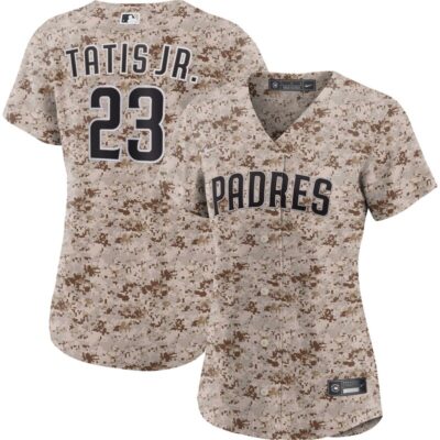 Fernando Tatis Jr. San Diego Padres Women USMC Alternate Replica Player Jersey - Camo