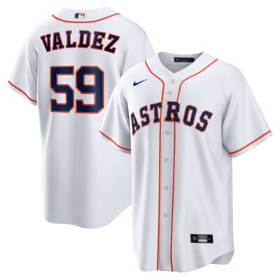 Framber Valdez Houston Astros Home Replica Jersey - White