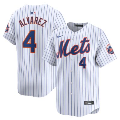 Francisco Alvarez New York Mets Home Limited Player Jersey - White