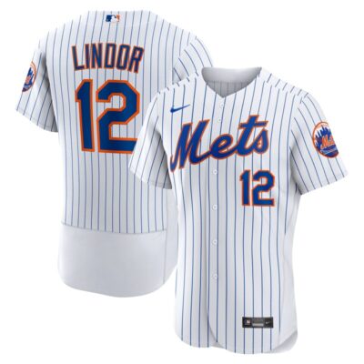 Francisco Lindor New York Mets Home Player Jersey - White