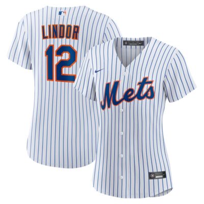 Francisco Lindor New York Mets Women Home Replica Player Jersey - White